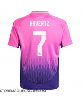Germania Kai Havertz #7 Maglia Gara Trasferta Repliche Europei 2024